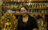 Store in Chengdu selling items for Tibetan worship