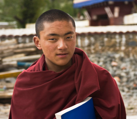 Monk, Huiyuan Monastery,