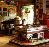 kitchen section of the main room