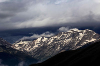 Storm clouds on the Teton range