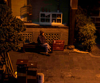 Dawn, street scene, Chengdu